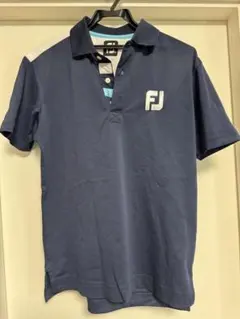 フットジョイ FJ ゴルフ ポロシャツ Mサイズ　ネイビー
