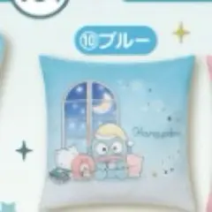 サンリオ当たりくじ　ハンギョドン　ブルークッション