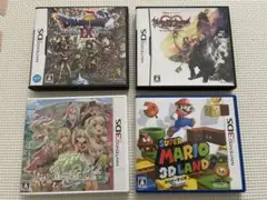 【匿名配送】ニンテンドーDS、3DS ゲーム4本セット