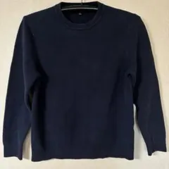 ユニクロ　ウォッシャブルストレッチミラノリブクルーネックセーター