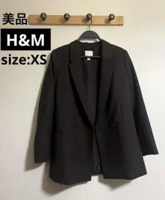 美品✨H&M ダークブラウンテーラードジャケット