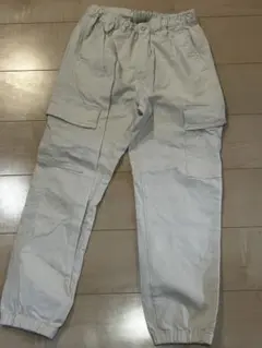 ホワイト カーゴパンツ 160サイズ　美品