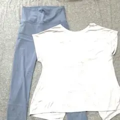 Lサイズ ヨガ・ピラティスウェア上下セット