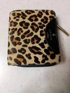 LANVIN オンブルー　レオパハラコ　 二つ折り財布のサムネイル