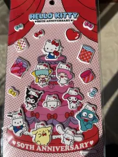 サンリオ　マシュマロシール　50周年記念シール　海外限定　正規品　シナモロール