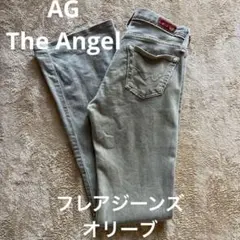 ☆AG エージー the Angel フレアジーンズ オリーブ USA製 25☆のサムネイル