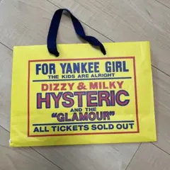 HYSTERIC GLAMOUR ショップ袋 イエローのサムネイル