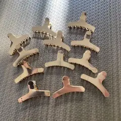 B品　ハンドメイド用　ゴールド ヘアクリップ 12個セット まとめ売り