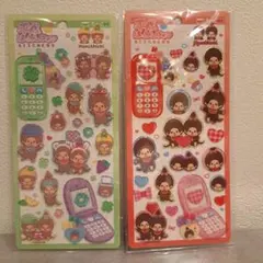 モンチッチ ステッカー 平成はっぴーフォン カミオジャパン