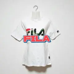 FILA　フィラ　カモフラージュ　迷彩　ロゴ　半袖　Tシャツ　M　ホワイトのサムネイル