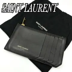 SAINT LAURENT サンローラン フラグメントケース レザー ブラック