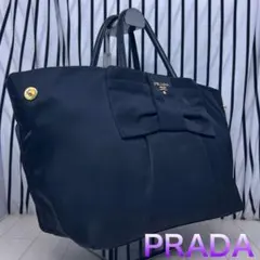 【美品】PRADA×プラダ A4収納可能トートバッグのサムネイル