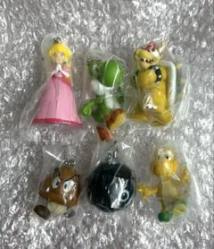 スーパーマリオ　マスコットチャームコレクション2　6点セット