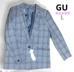 新品未使用⭐︎GU テーラードジャケット グレンチェック Lサイズのサムネイル