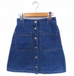 BROWNY STANDARD デニムスカート ボタンスカート