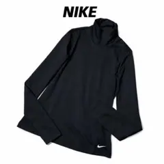 NIKE　ゴルフ　ハイネックシャツ　ストレッチ　ブラック