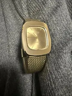希少/スイス製】BULOVA ブローバ ヴィンテージ ギョーシェ調 稼働品