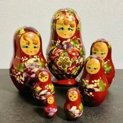 ⭐️ヴィンテージ⭐️【レア】マトリョーシカ 作家作品 工芸品 人形 インテリア