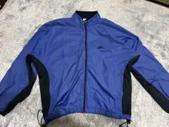 00s NIKE ナイロンジャケット 白パイピング ドローコード テック y2k