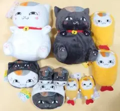 夏目友人帳 ニャンコ先生 ぬいぐるみ マスコット ポーチ エビフライ