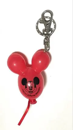 東京ディズニーリゾート　ミッキーバルーンキーホルダー　赤