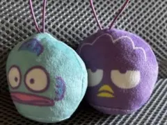 【すきすきセット】はぴだんぶいフェイスマスコット ①バッドばつ丸 ②ハンギョドン