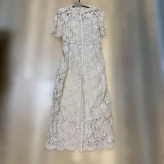 FRAY I.D レースロングドレス ベージュ