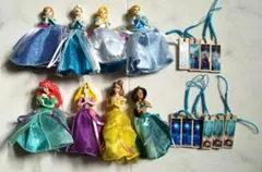 ディズニープリンセス　フィギュア　セット　キーホルダー　Disneyresort