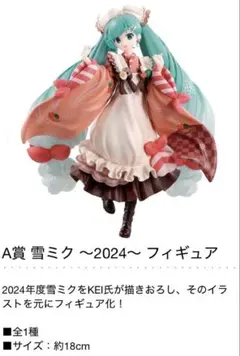 一番くじ雪ミク A賞〜2024〜フィギュア 初音ミク