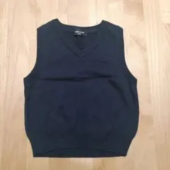 COMME CA ISM 紺 ベスト 110cm
