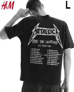 新品 H&M × METALLICA メタリカ コラボ バンドTシャツ Lのサムネイル