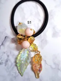 51 レジン猫ヘアゴム