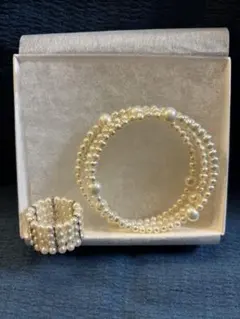 パールアクセサリー２点セット