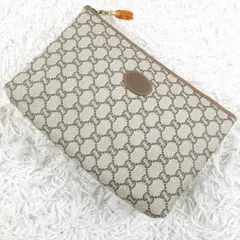 美品◎GUCCI PLUS グッチプラス セカンドバック クラッチバッグ PVC