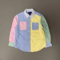 【美品】POLO RALPH LAUREN マルチカラーロングスリーブシャツ