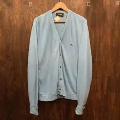 IZOD アクリルカーディガン 70〜80s ビンテージ アイゾッド 水色 M
