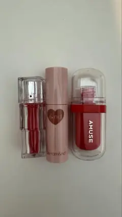 リップグロスセット 赤 ピンク ブラウン