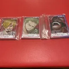 ワンピース一番くじアクリルスタンド ゾロ、サンジ　ロジャー