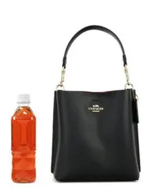 COACH バケット バッグ ショルダーバッグ ブラック レザーのサムネイル