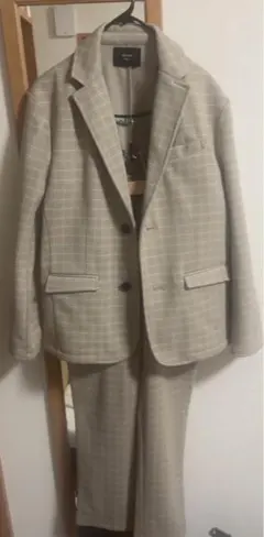 AGLAIA チェック柄 カジュアルスーツ　セットアップ