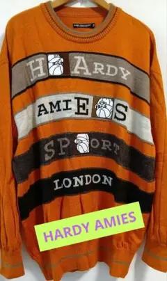 HARDY AMIES SPORT 深みエンジ色ニット サイズ LL 日本製のサムネイル