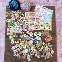 【平成グッズ】コミック『ちゃお 』他キャラクターフレークシール　タイルシール