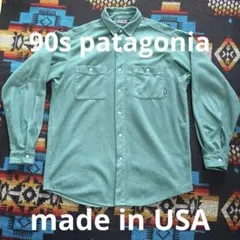 patagonia 90s シンチラ スナップシャツ アメリカ製