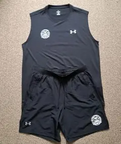 UNDER ARMOR×WAR DOGS コラボセットアップ ブラック XLのサムネイル