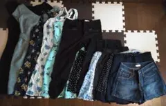 レディース　服　まとめ売り　ワンピース　スカート　ズボン　ベアトップ　セット