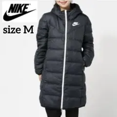 【NIKEナイキ】 ウォッシャブル ダウンコート リバーシブル ベンチコート M