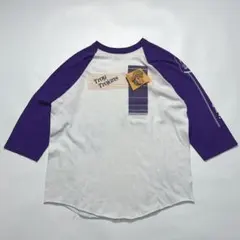 80s〜 ヴィンテージラグランTシャツ 7分袖 カレッジ ツートーン 8468のサムネイル