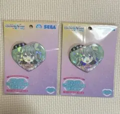 プロセカ 草薙寧々 ハート缶バッジ vol,4 2点