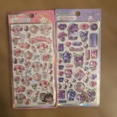 My Melody & Kuromi シール 2シートセット