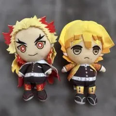 煉獄杏寿郎と我妻善逸ぬいぐるみセット